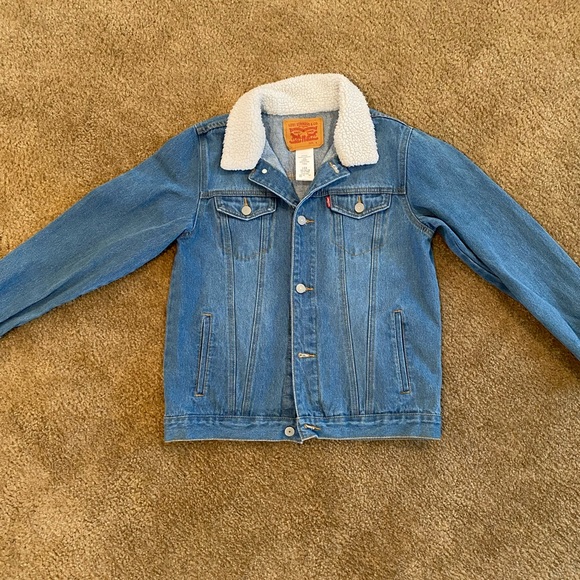 Kids Sherpa Levi’s jacket - Picture 1 of 3